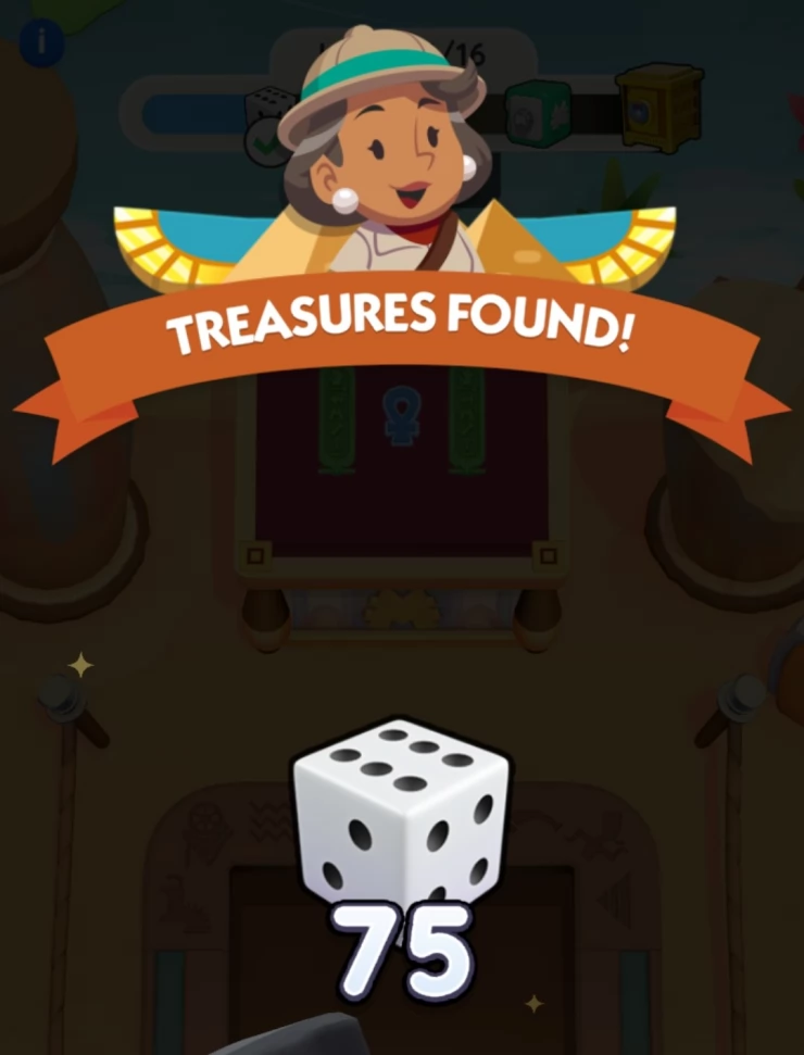 Free Dice and More Egyptian Treasures Rewards