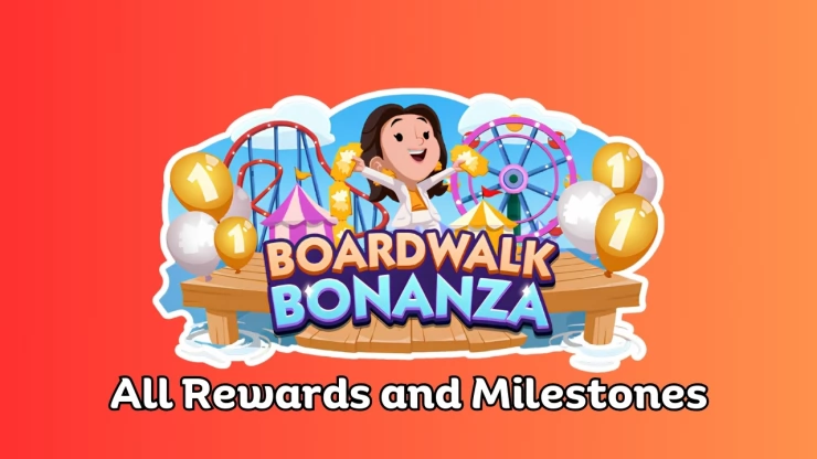 Boardwalk Bonanza Rewards Milestones