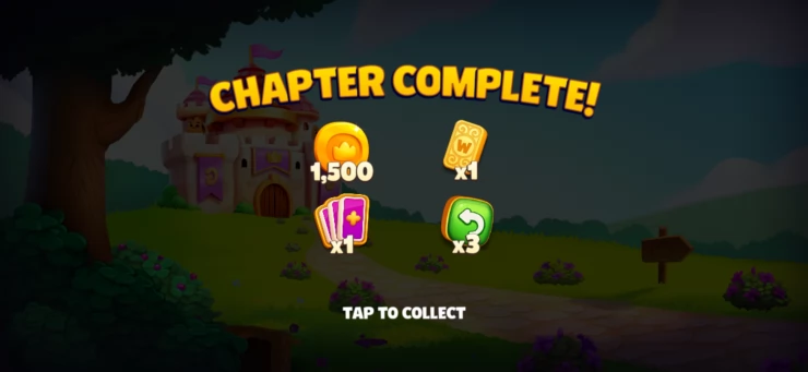 chapter completion rewards