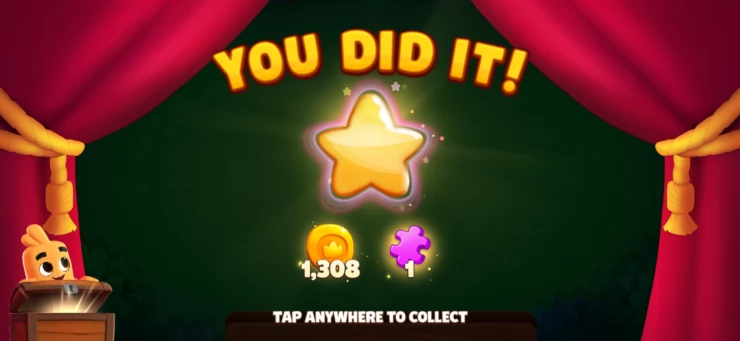 level completion rewards
