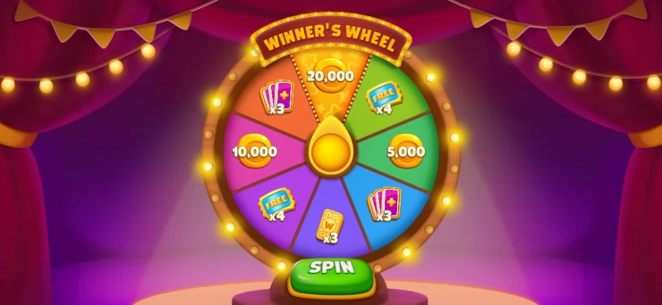 image of the winners's wheel