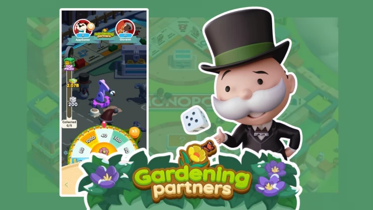 All Gardening Partners Coop Event Rewards in Monopoly Go