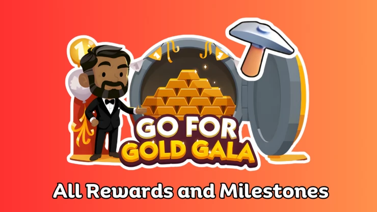 Go For Gold Gala Rewards and Milestones