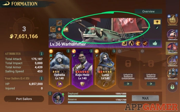 How to change your fleet ships formation