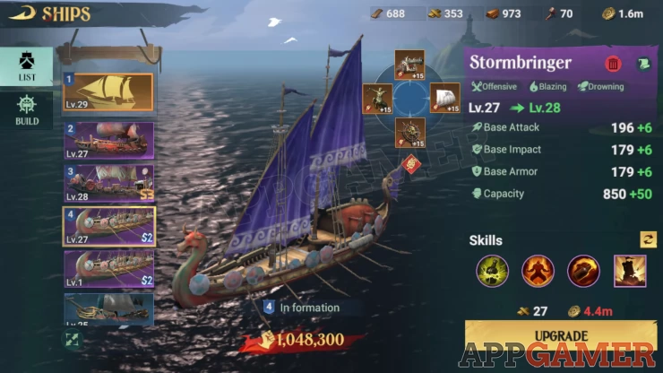 Ships and Ship Building in Sea of Conquest