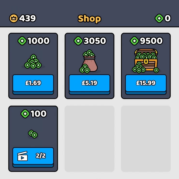 Free Gems in the Shop