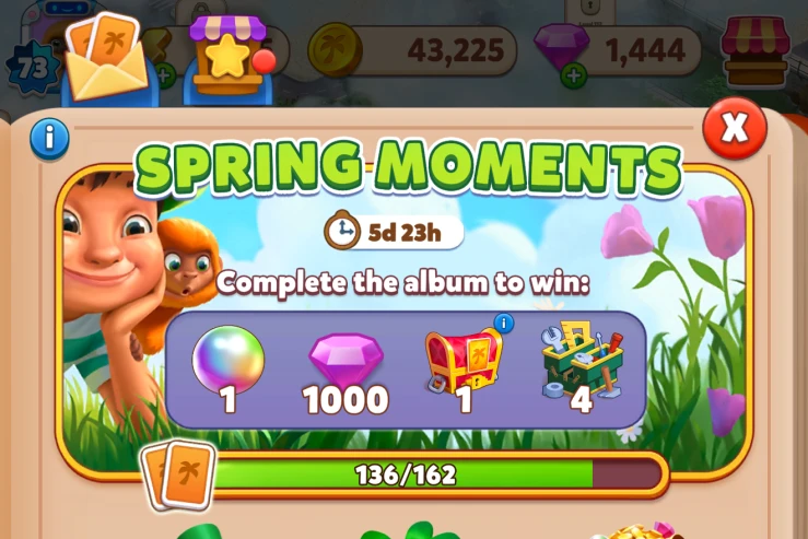 Album Completion Rewards