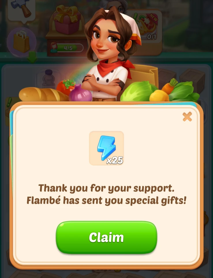 Flambé free energy links