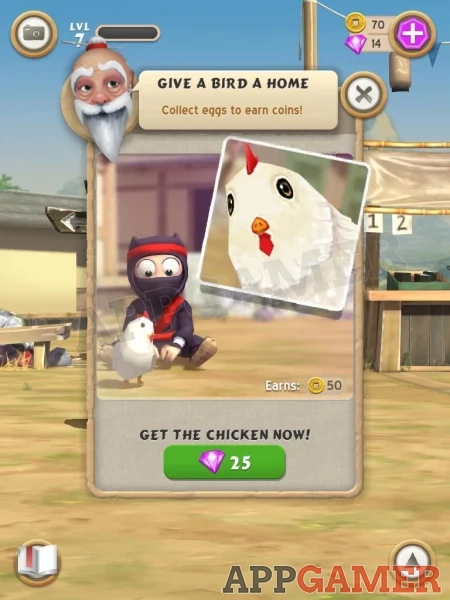 Use animals to get Coins, and Coins to get XP!