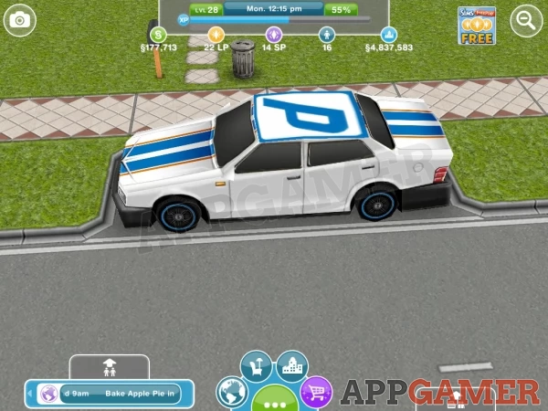 You will want each of your Sims to have a car - every so often there are 