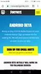 Installing Fortnite on Android